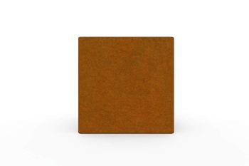 Moderner Metall-Pflanzkübel für Blumen - Stahl Corten - Maße 30x30x30 cm