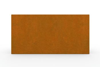 Moderner Metall-Pflanzkübel für Blumen - Stahl Corten - Maße 60x120x60 cm