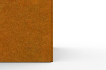 Moderner Metall-Pflanzkübel für Blumen - Stahl Corten - Maße 60x60x60 cm