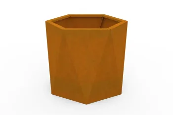 Corten Pflanzkübel HX 50x50 cm