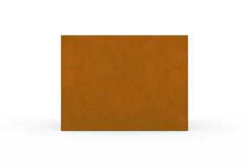 Corten Pflanzkübel 80x80x60 cm - gerade Vorderansicht