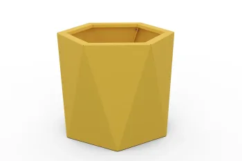 Pflanzkübel HX 40×40 cm RAL1017 FS