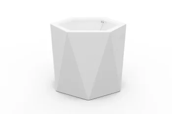 Pflanzkübel HX 40×40 cm RAL9016 FS
