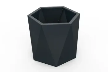 Pflanzkübel HX 50x50 cm RAL7016 FS