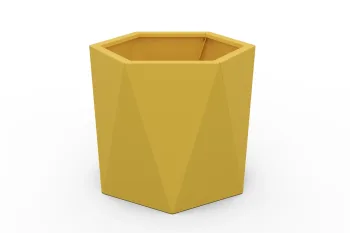 Pflanzkübel HX 50x50 cm RAL1017 FS