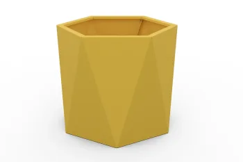 Pflanzkübel HX 60×60 cm RAL1017 FS