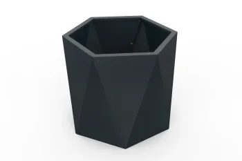 Pflanzkübel HX 60×60 cm RAL7016 FS