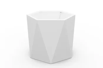 Pflanzkübel HX 60×60 cm RAL9016 FS