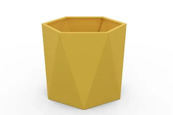 Pflanzkübel HX 80×80 cm RAL1017 FS