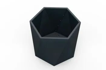 Pflanzkübel HX 80×80 cm RAL7016 FS